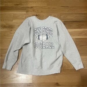 Vintage Kayzee Reverse Weave Penn State Football Sweatshirt - Size Large RARE